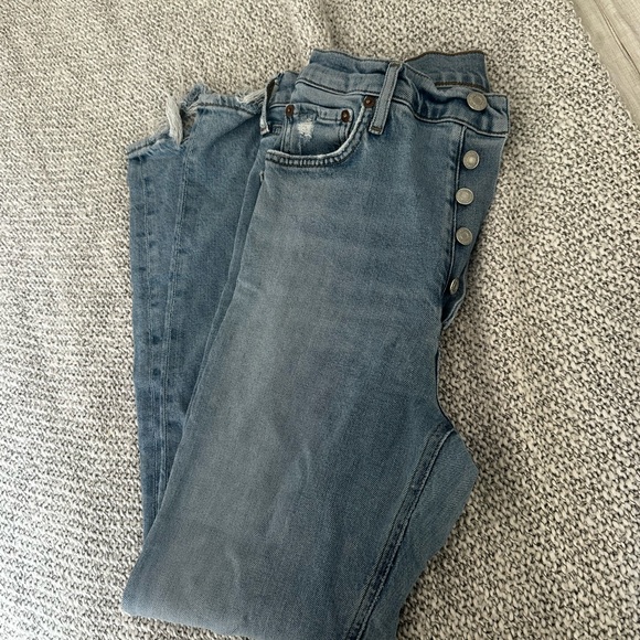 Agolde Nico high rise slim fit jean - button fly - perfect condition! - Picture 3 of 9